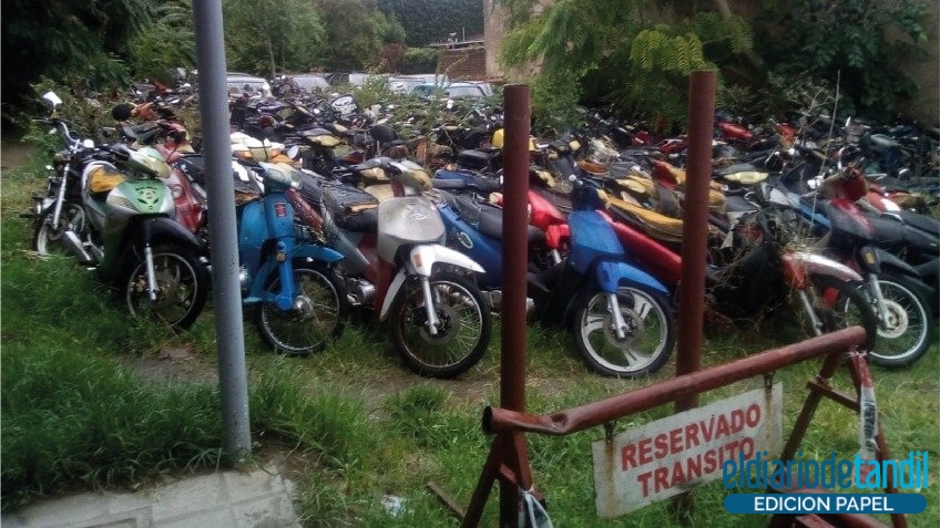 Belgrano 924: del 2 de enero al 6 de marzo de este año (60 días) ya se decomisaron 185 motos, récord absoluto.Descansan nuevitas, brillantes y en infracción.